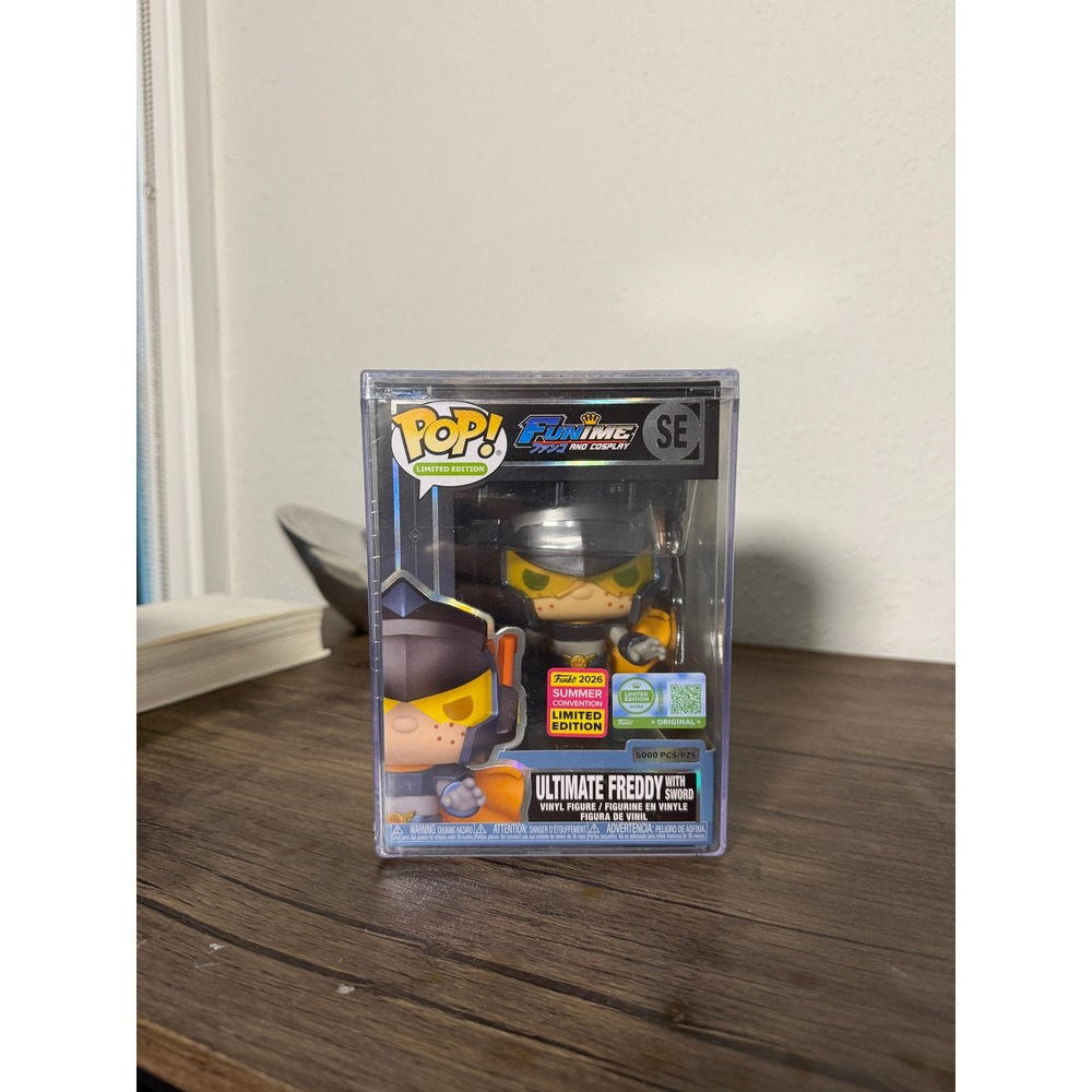 Funko Pop Ultimate Freddy with Sword 2026 Summer Convention LE 5000 Funime SE